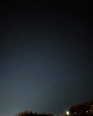 星空。iPhone11で撮ってみた。#星空 #星空撮影 #iPhone11 #オリオン座