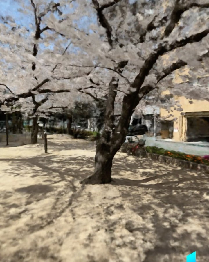 今日（3/30）のフォトグラメトリー久々のフォトグラメトリは、LumaAI使って撮影した、とある公園の桜。かなりいい感じだわ。#photogrammetry #フォトグラメトリー#1日1フォトグラメトリー#lumaai #iphone14pro