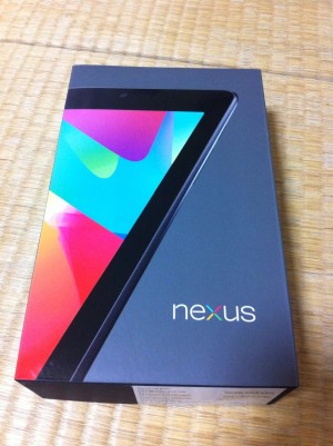 Nexus7について、語ろうか