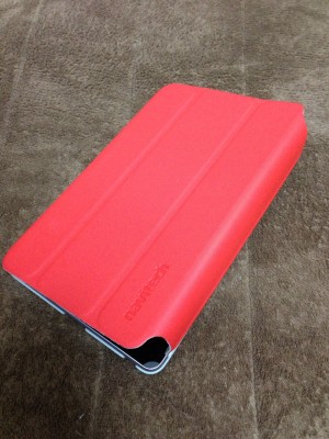 Nexus7をドレッシーにする紅い風呂フタ